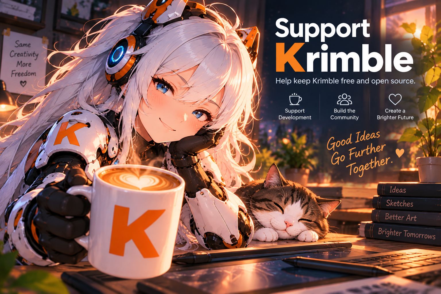 Support Krimble and help keep development moving